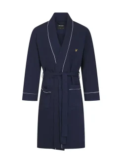 Lyle & Scott Blue Kobe Kimono Robe