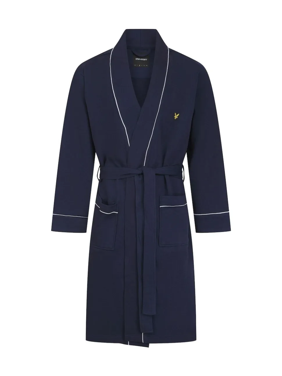 Lyle & Scott Blue Kobe Kimono Robe