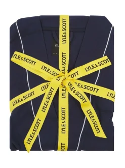 Lyle & Scott Blue Kobe Kimono Robe
