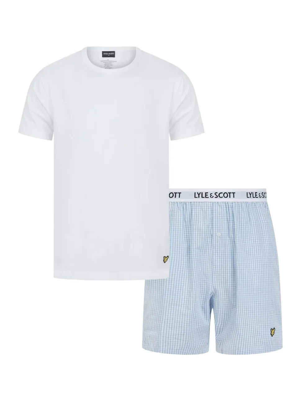 Lyle & Scott Blue Kyle Loungewear Set