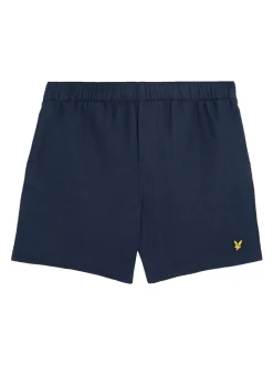 Lyle & Scott Blue Linen Deck Shorts