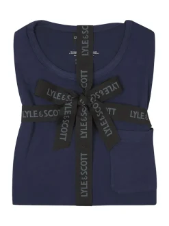 Lyle & Scott Blue Lorenzo Sleep Shorts Set