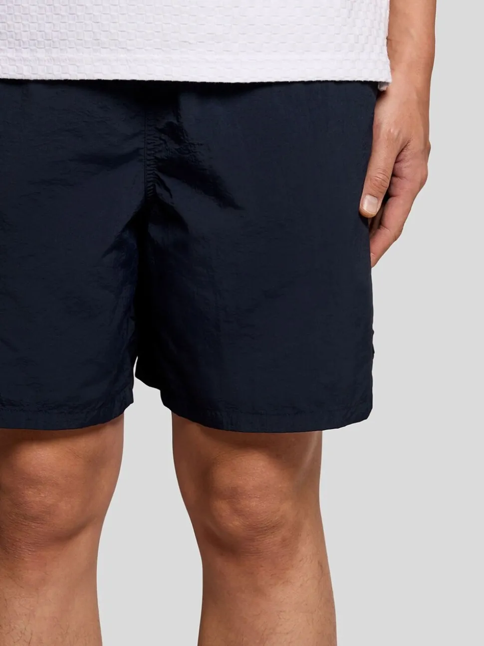 Lyle & Scott Blue Plain Swim Shorts