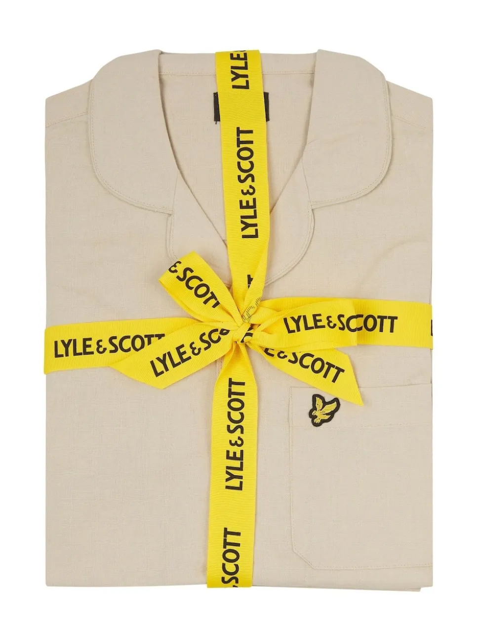 Lyle & Scott Cream Remmington Sleep Set