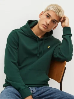 Lyle & Scott Dark Green Pullover Hoodie