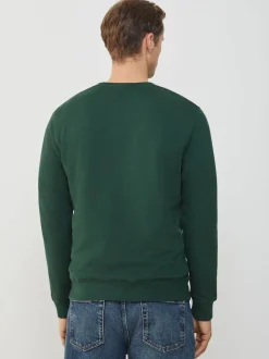 Lyle & Scott Forest Green Crew Neck Sweatshirt