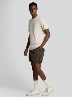 Lyle & Scott Green Plain Swim Shorts