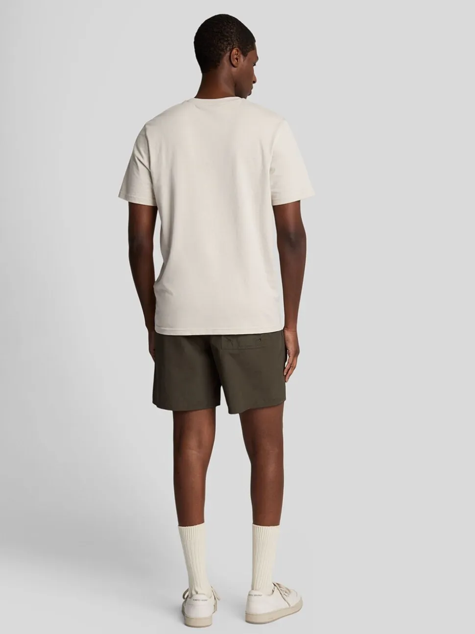 Lyle & Scott Green Plain Swim Shorts