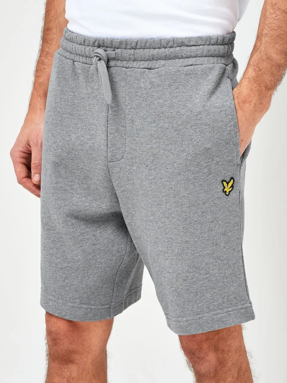 Lyle & Scott Grey Cotton Jersey Shorts