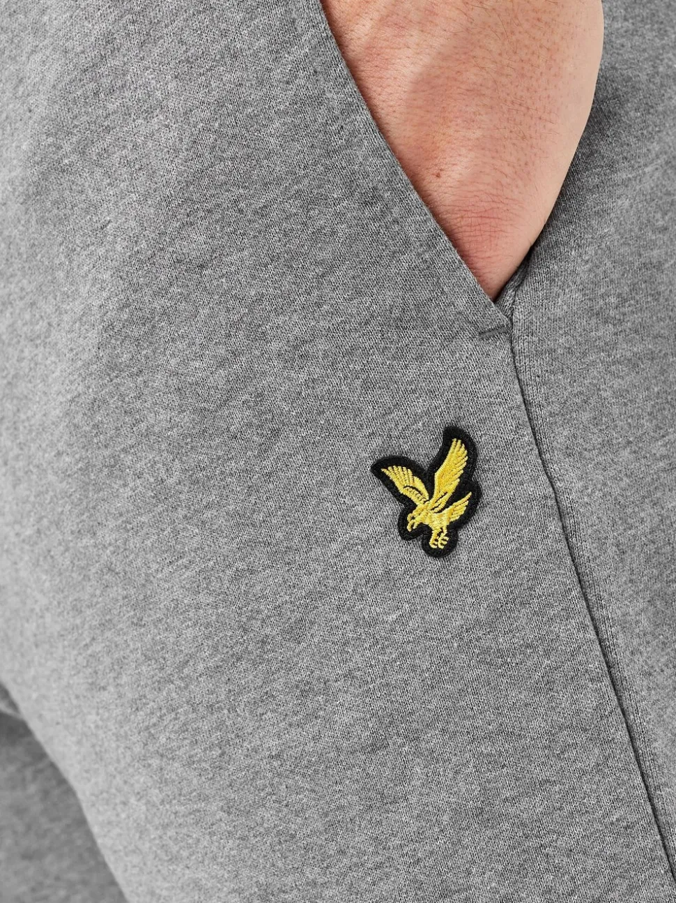 Lyle & Scott Grey Cotton Jersey Shorts