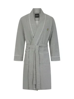 Lyle & Scott Grey Kobe Kimono Robe