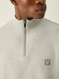 Lyle & Scott Grey Loungewear Quarter Zip Sweatshirt