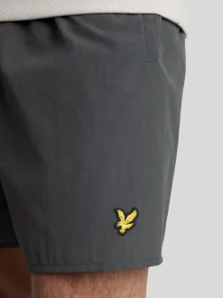 Lyle & Scott Grey Plain Swim Shorts