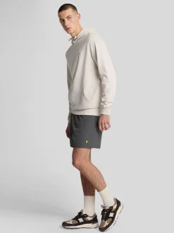Lyle & Scott Grey Plain Swim Shorts