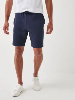 Lyle & Scott Navy Cotton Jersey Shorts