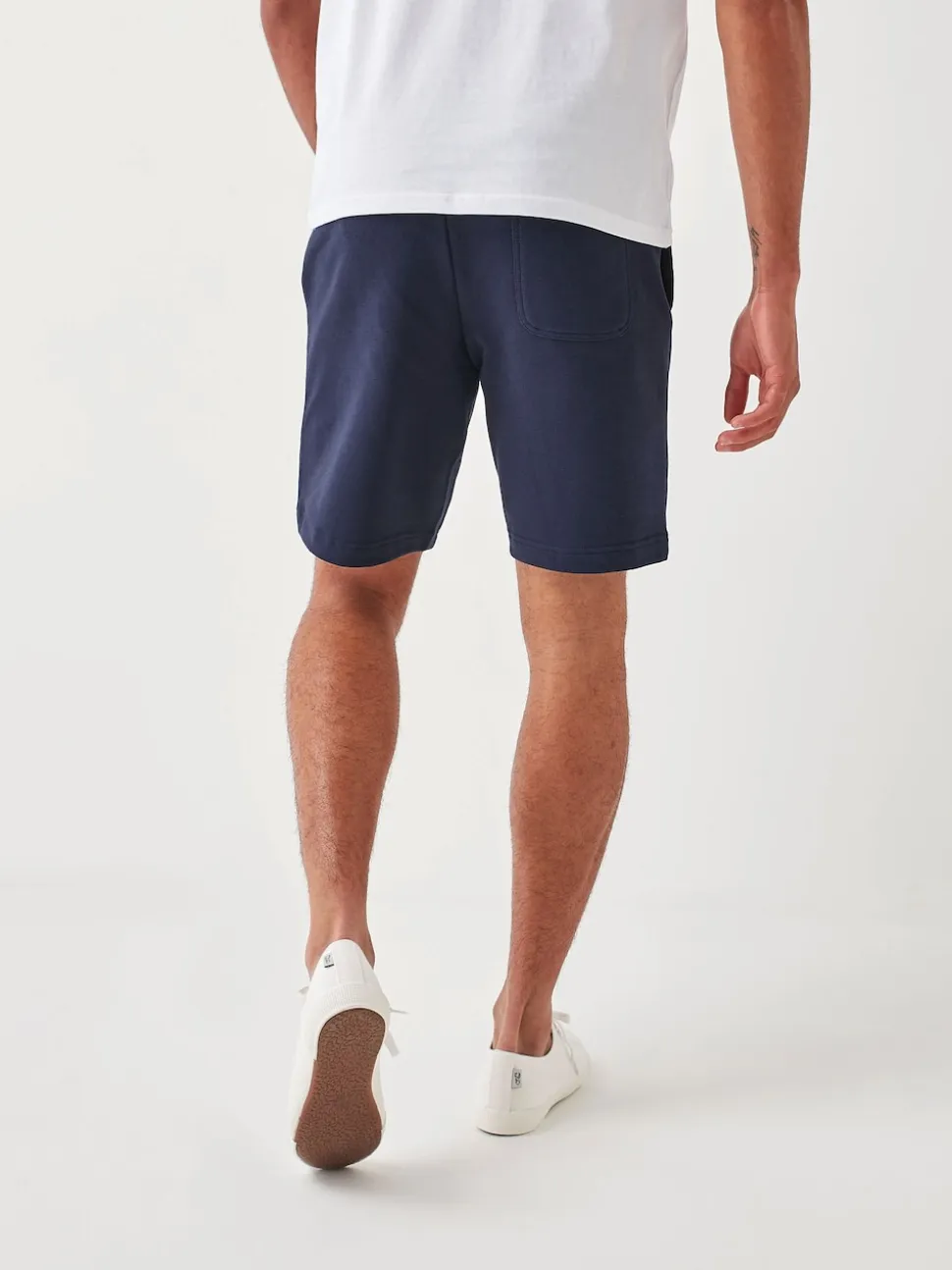 Lyle & Scott Navy Cotton Jersey Shorts