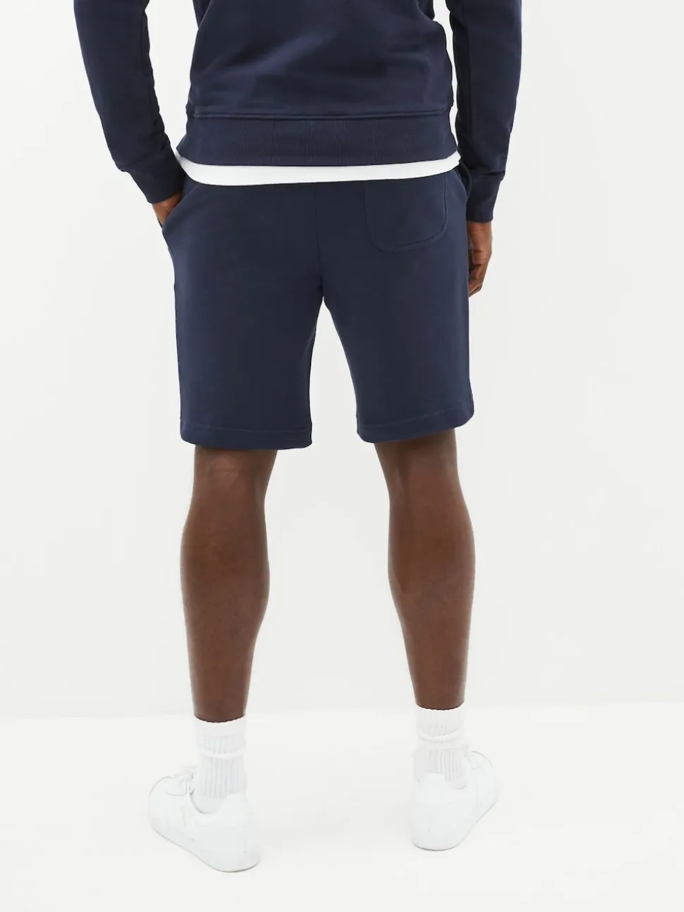 Lyle & Scott Navy Cotton Jersey Shorts