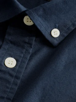 Lyle & Scott Navy Cotton Oxford Shirt