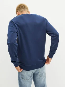 Lyle & Scott Navy Crew Neck Sweatshirt