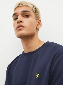 Lyle & Scott Navy Crew Neck Sweatshirt