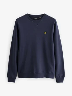 Lyle & Scott Navy Crew Neck Sweatshirt