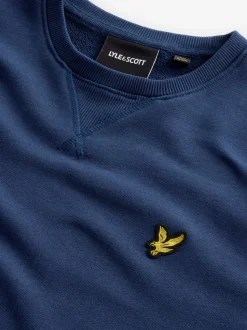 Lyle & Scott Navy Crew Neck Sweatshirt