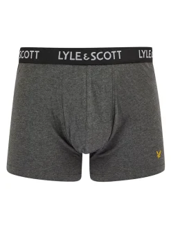 Lyle & Scott White Miller Underwear Trunks 5 Pack