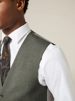 Marl Green Regular Fit Motionflex Stretch Waistcoat