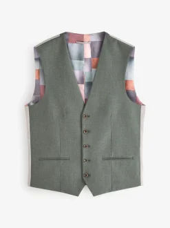 Marl Green Regular Fit Motionflex Stretch Waistcoat