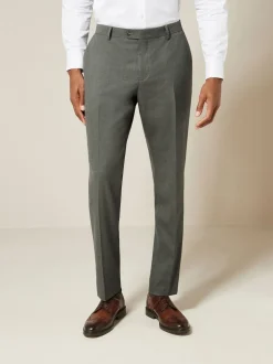 Marl Green Slim Fit Motionflex Stretch Suit Trousers