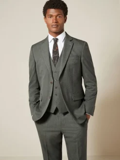 Marl Green Slim Fit Motionflex Stretch Suit Jacket