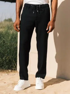 MAUVAIS Black Fiorano Trousers