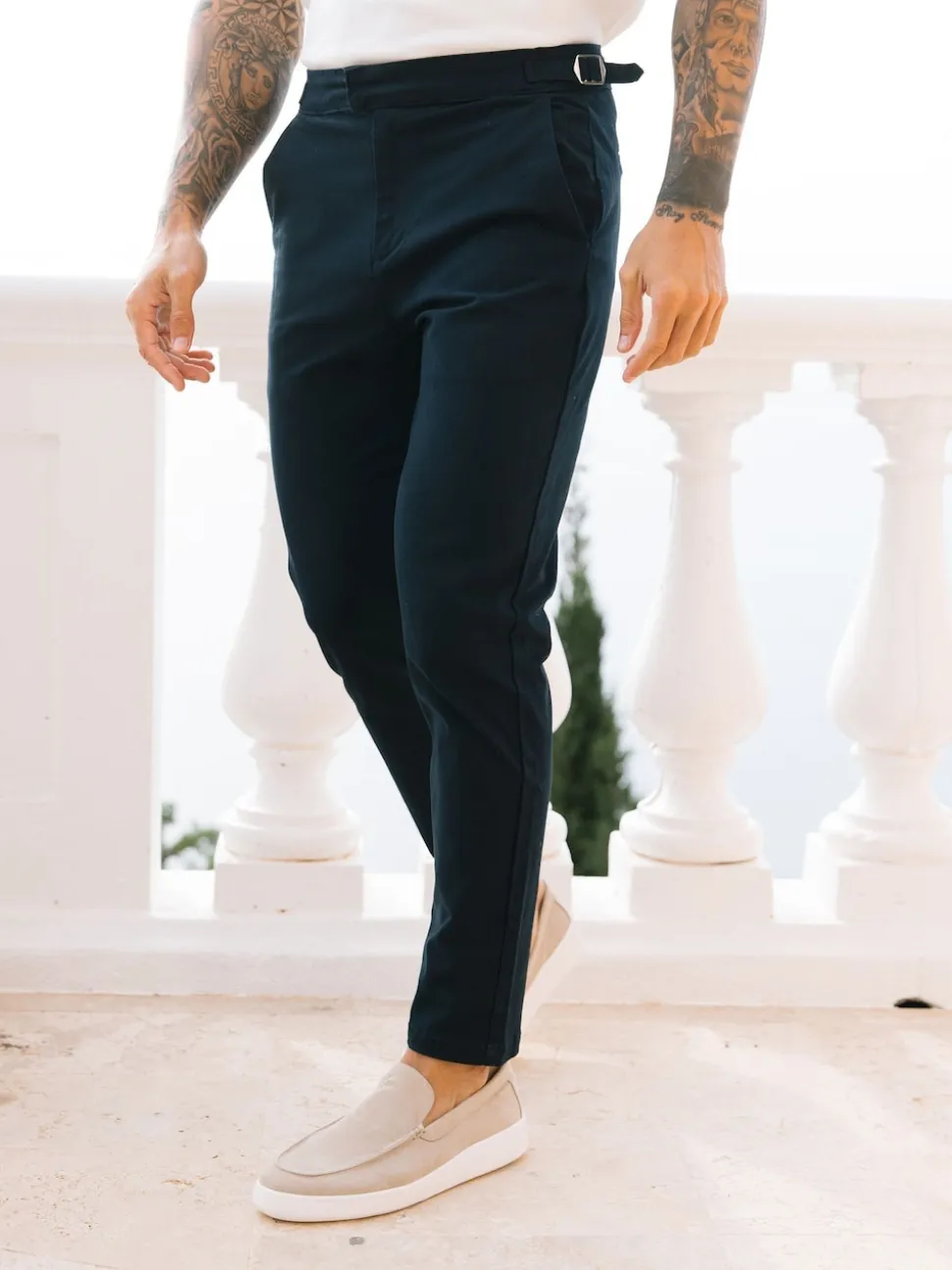 MAUVAIS Blue Beaufort Stretch Chinos