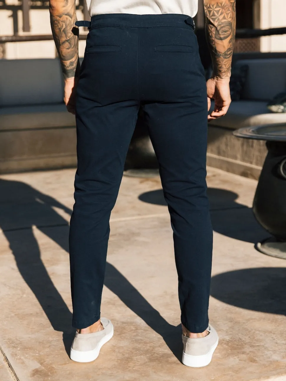 MAUVAIS Blue Beaufort Stretch Chinos