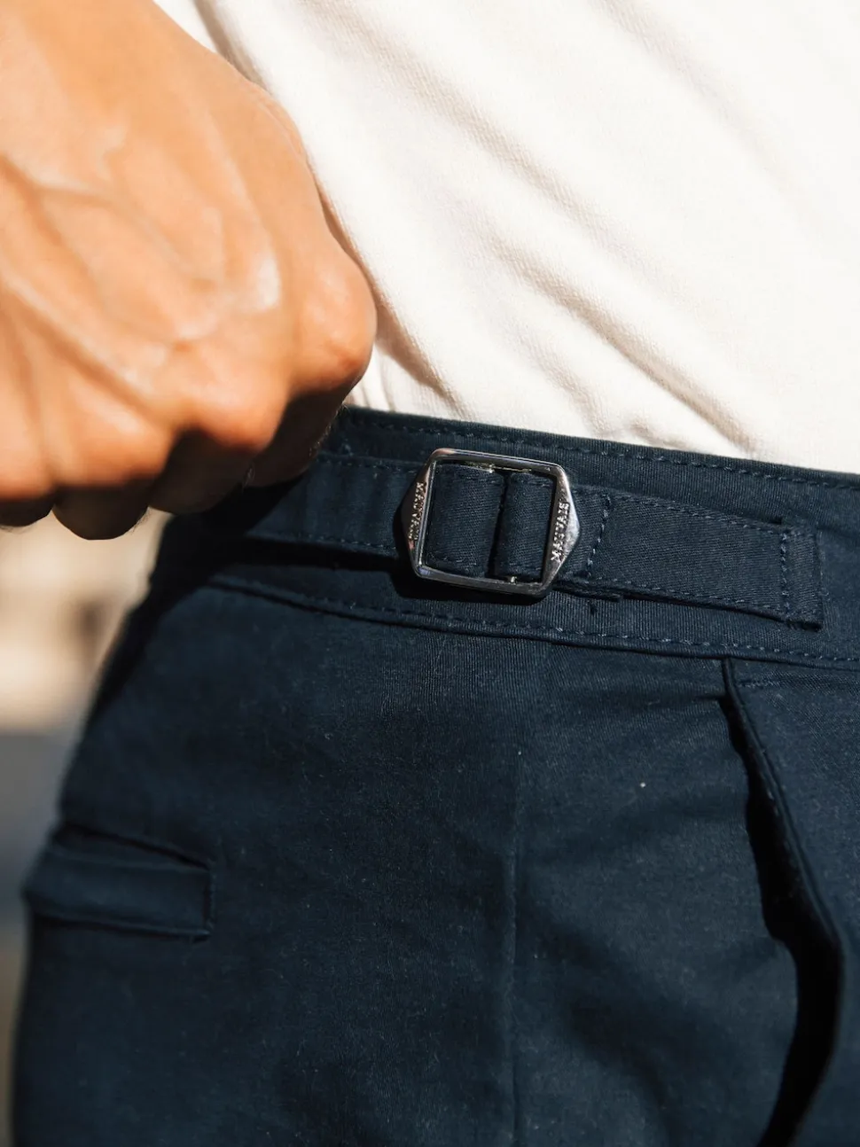 MAUVAIS Blue Beaufort Stretch Chinos