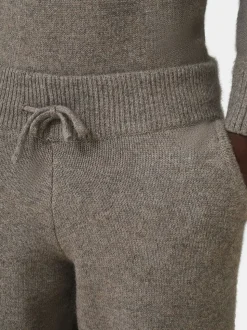 MAUVAIS Brown Montreux Knit Joggers