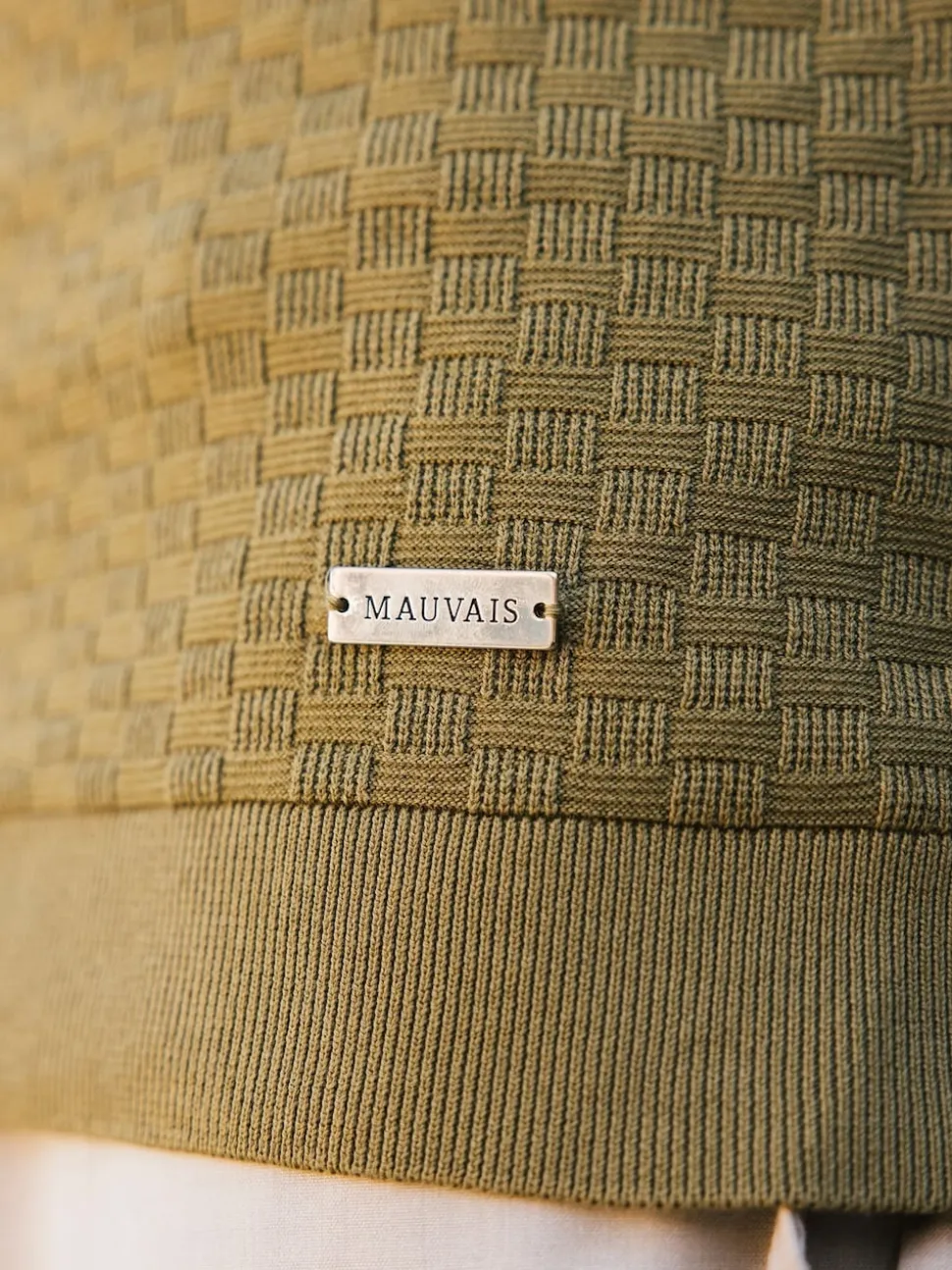 MAUVAIS Green Nerano Knit Polo