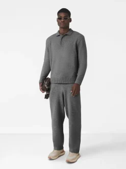 MAUVAIS Grey Montreux Knit Joggers