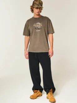 McLaren Boxy Back Print Graphic Short Sleeve T-Shirt