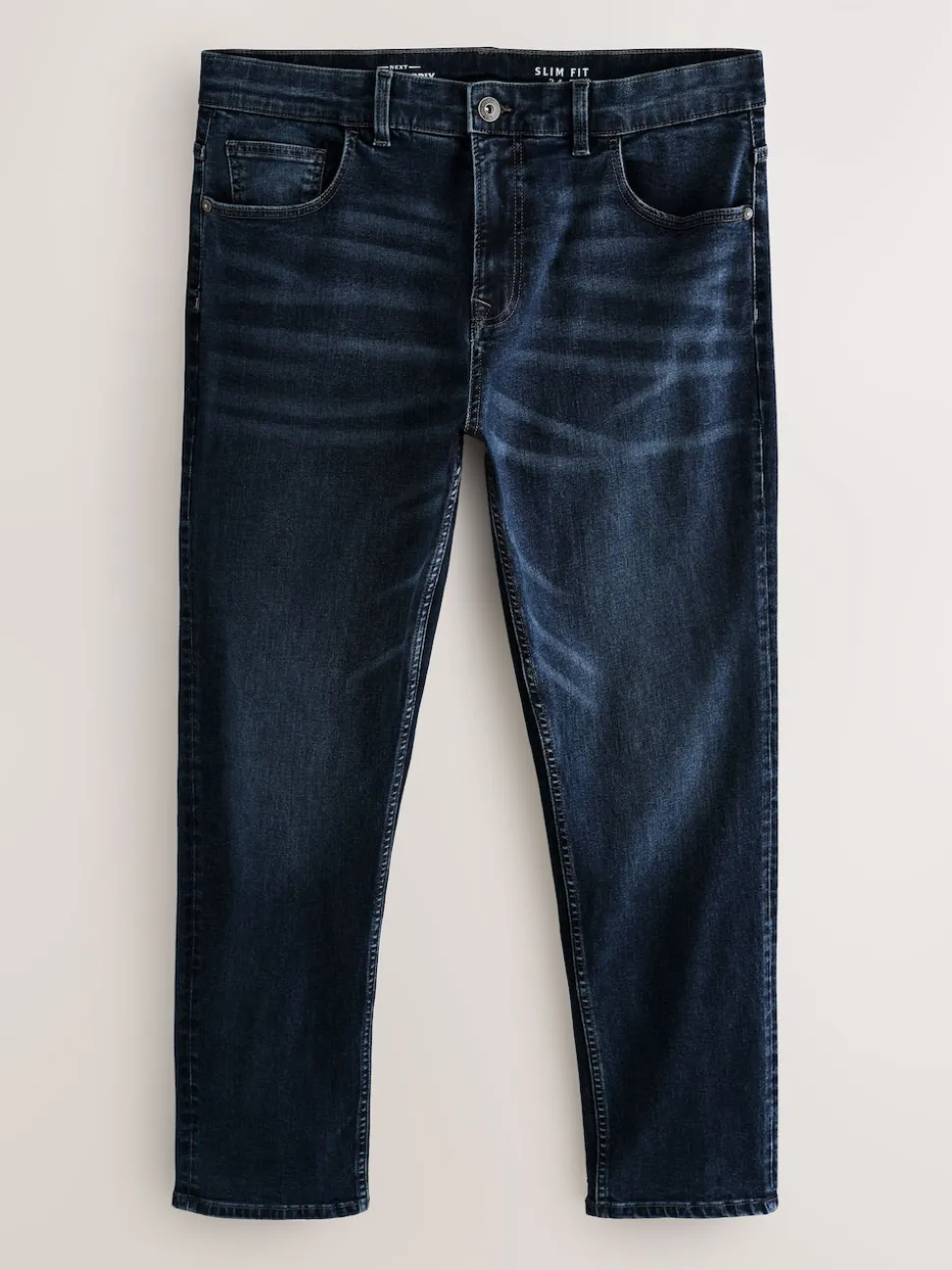 Mid Blue Slim Fit Authentic Stretch Denim Jeans
