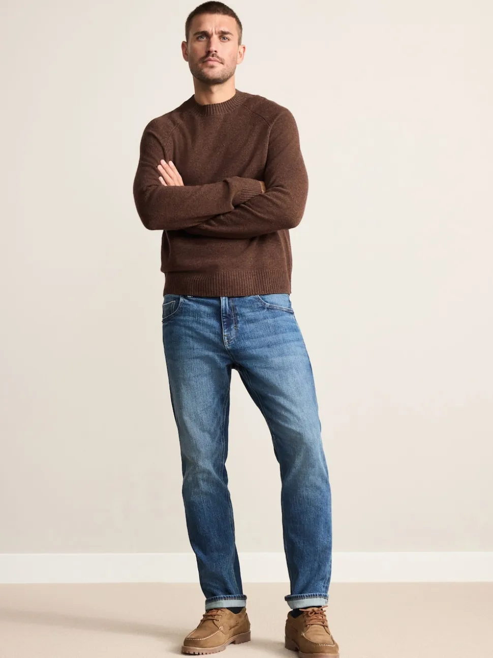 Mid Blue Slim Fit Signature Selvedge Denim Jeans