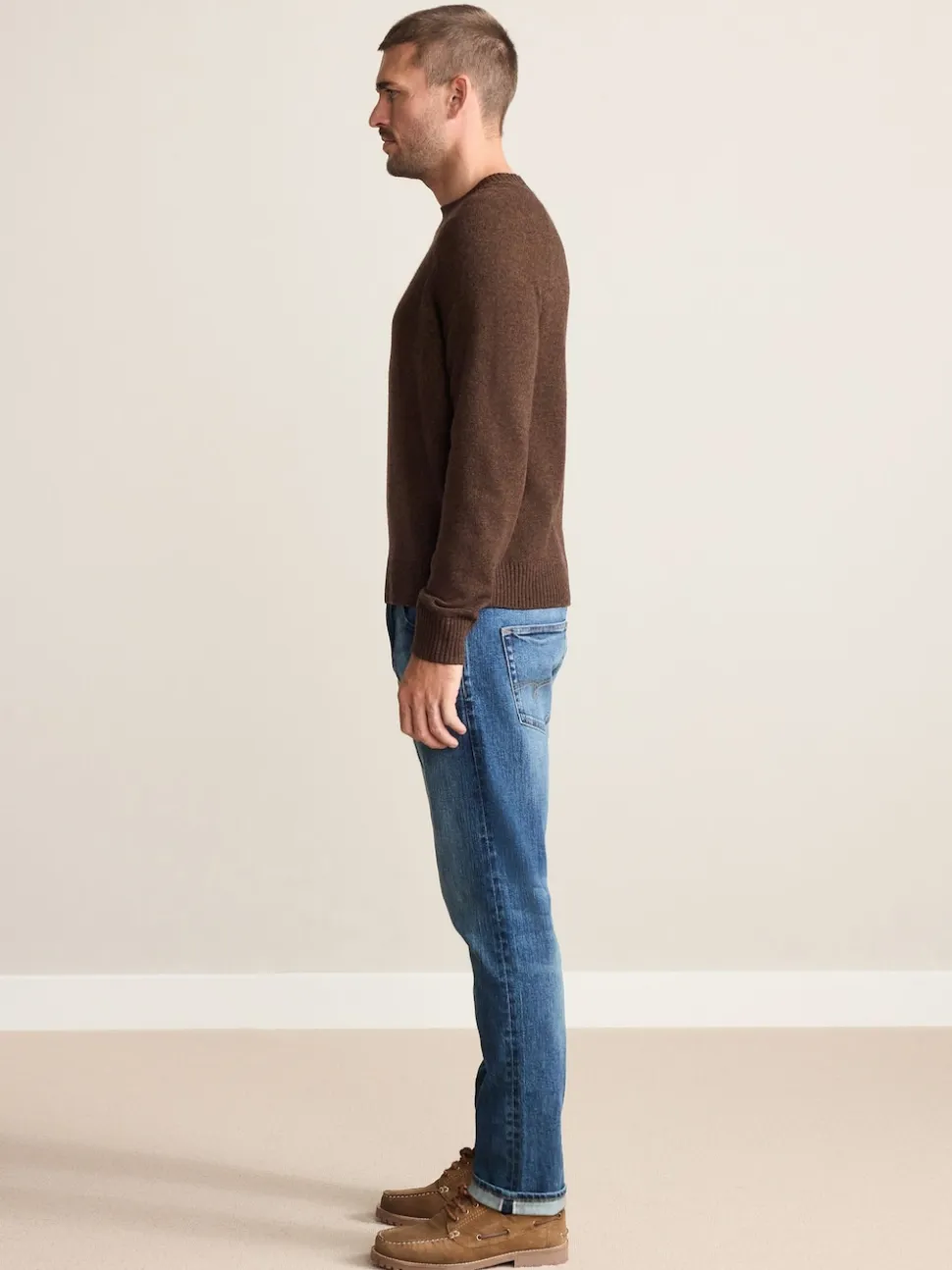 Mid Blue Slim Fit Signature Selvedge Denim Jeans