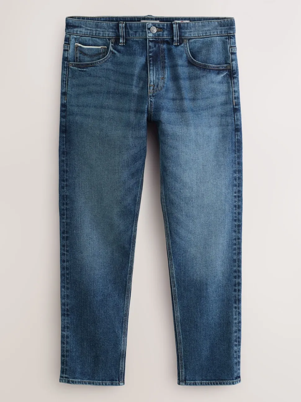 Mid Blue Slim Fit Signature Selvedge Denim Jeans