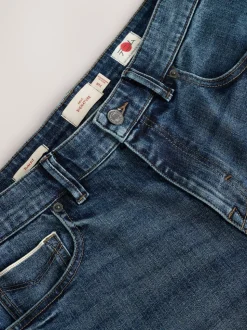 Mid Blue Slim Fit Signature Selvedge Denim Jeans