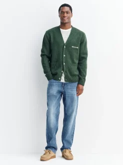 Mid Blue Straight Fit Authentic Stretch Denim Jeans