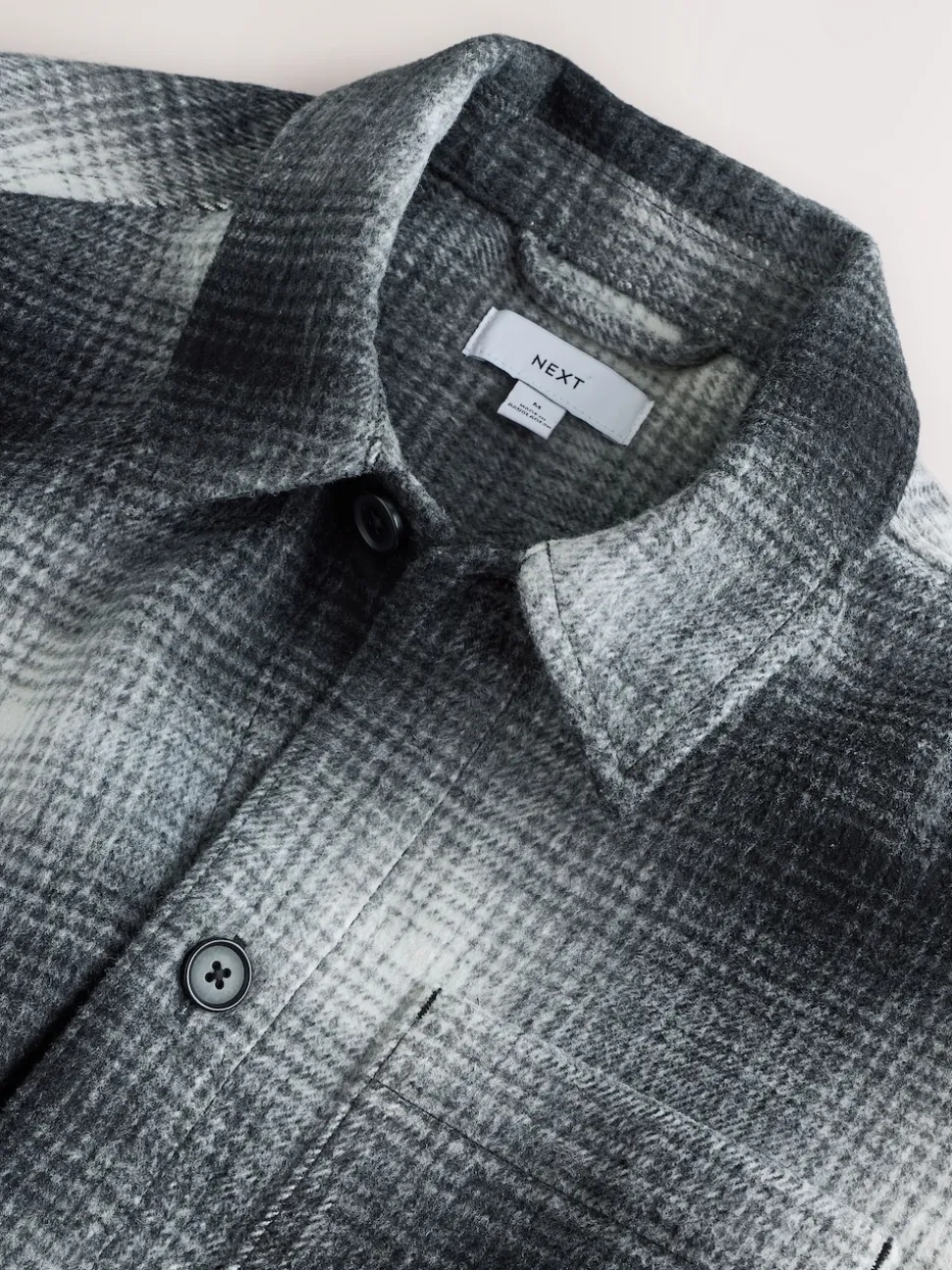 Monochrome Ombre Check Shacket