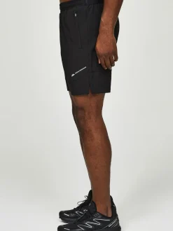 Monterrain Black Form Woven Running Shorts