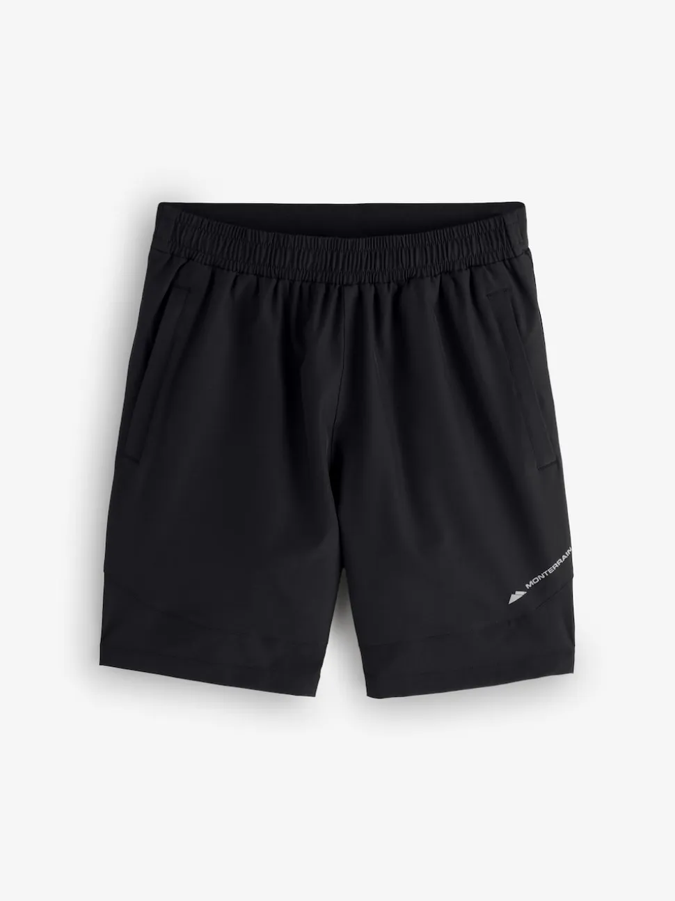 Monterrain Black Form Woven Running Shorts