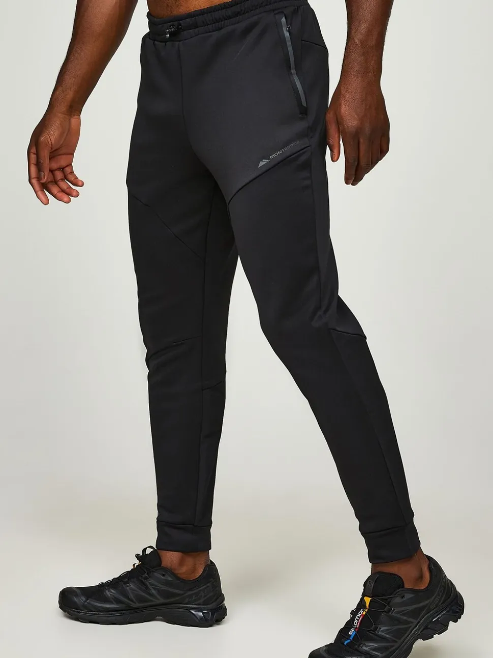 Monterrain Black Speed 2.0 Poly Fleece Joggers