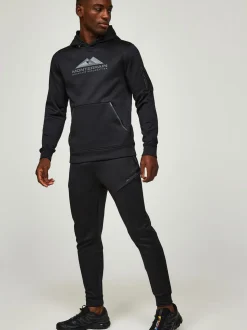 Monterrain Black Speed 2.0 Poly Fleece Joggers